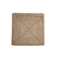 thumbnail image 5 of Biscayne Natural 30-Inch Woven Jute and Solid Wood Square Coffee Table, 5 of 6