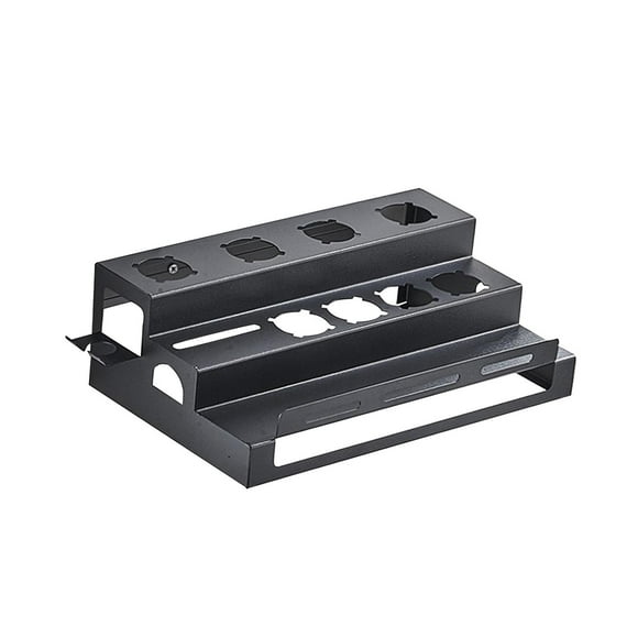 Soporte de almacenamiento para rizador de cabello Sunnimix Montado en la pared Negro