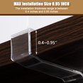 thumbnail image 3 of Shelf Dividers xydstay, organizador de armario, acrílico transparente, paquete de 6, 3 of 7