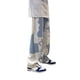 thumbnail image 3 of Sunloudy Jeans largos para hombre, pantalones de mezclilla holgados lavados de cintura media con efecto tie-dye para niños, negro/rosa/azul claro Sunloudy  S M L XL XXL, 3 of 8