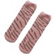 thumbnail image 1 of Worallymy mujeres hombres Otoño Invierno lindo dibujos animados rayas estampado Coral polar calcetines cálido medio tubo medias para dormir Worallymy JD735813410, 1 of 7
