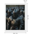 thumbnail image 2 of Diamond Art Kits for Adults, Medieval Knights In Battle Armor 5D Diamond Painting Kits for Adults Beginners, DIY Full Drill Diamond Painting, Gem Art and Crafts 12x16, 2 of 7