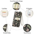 thumbnail image 5 of GAEKEAO Womens Wallet RFID Blocking Slim Thin Bifold Card Holder Vegan Leather Floral Long Clutch Wallets with Wristlet, 5 of 7