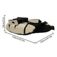 thumbnail image 2 of U-shaped Outdoor Fishing Boat, Khaki Oxford Cloth Fishing Boat, Inflatable Fishing Boat With Adjustable Shoulder Straps And Carrying Handle, 2 of 26
