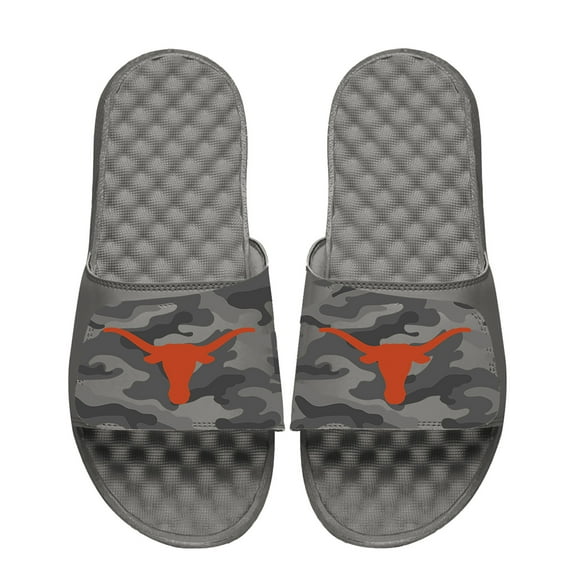Men's ISlide  Gray Texas Longhorns Camo Slide Sandals