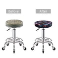thumbnail image 5 of Kdxio Cartoon Dinosaur Print Stool Covers Round,Stretch Round Bar Stool Covers Washable Bar Stool Cushion Slipcover for 12-15 Inch Chair, 5 of 7