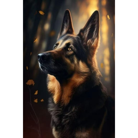 wooden puzzle German Shepherd Dog Intelligent Game Fit togather a magic Art for home Decoration or Prensent 300 pieces