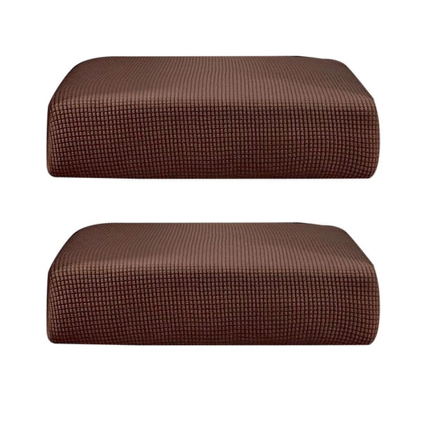 2 Unids Light Poliéster Spandex Elástico Sofá Futon Asiento Cojín Funda De Sofá De Deslizamiento Protector Reemplazo Hogar Sala