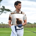 thumbnail image 6 of Balery Yak Printed Men’s Short Sleeve Polo Shirt, Midweight Men's Shirt,Golf Polo shirts -XX-Large, 6 of 9
