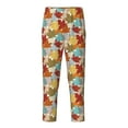 thumbnail image 2 of Disketp Fall Maple Leaves for Teenagers' Pajama Pants ,Lounge Pants Teen joggers Ideal for Home, School, or Sports-Small, 2 of 6