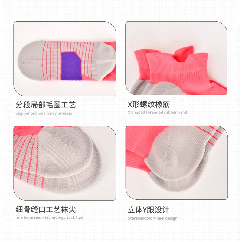 Namzi 10 pairs of No Show Socks Womens and Men Low Cut Ankle Short Anti-slid Athletic Running Novelty Casual Invisible Liner Socks，Rose