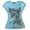 Z1-Blue, variant on Y2k Crew Neck Floral Tops Women Fairy Grunge Vintage Crop Sleeve Mini Gothic Top 2000s Clothes
