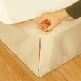 thumbnail image 1 of Huys-Matte Satin 736425455667 Huys-Matte Satin Huys Bed Ruffle - Ivory, 1 of 1