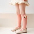 thumbnail image 5 of Godderr Kids Girls Knee High Socks Cute Knee Socks Toddler Girls,3 Pair Pack Toddler Girl Knee Socks Little Girls Knee High Socks Girls Knee Highs Non-slip Socks for 3-12Y, 5 of 8