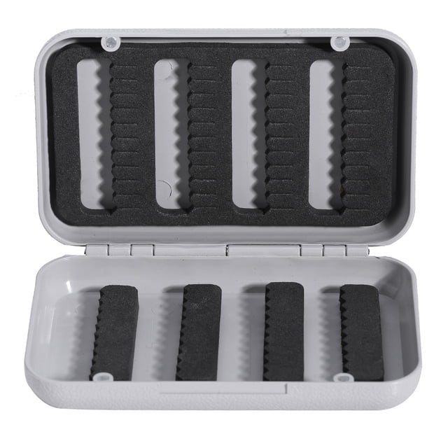 Cajas De Aparejos De Pesca Caja De Almacenamiento De Cebo Caja De Señuelos De Pesca Plástico Duradero Aparejos De Pesca Señuelos Anzuelo Caja De Almacenamiento Blanco Pequeño Cergrey Lure Case Box