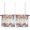 Blue and White, variant on Blue Orange Thanksgiving Fall 2 Panel Kitchen Curtains for Small Windows, Maple Leaf Pumpkins Rustic Bathroom Tier Curtain, Short Window Treatment for Bedroom/Living Room 55"x36"