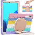 thumbnail image 1 of Funda protectora de color para Samsung Tab S7 Plus de 12,4 pulgadas con soporte para bolígrafo, anillo ajustable grande y protección contra golpes., 1 of 5