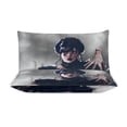 thumbnail image 5 of Wednesday Addams Housse de Couette, Ensemble de Literie 3 Pcs Impression Double Face Housse de Couette Décorative, 5 of 5