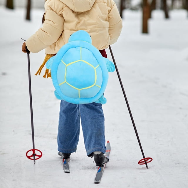 FENGGUIQU 1ensemble Tapis de Ski Forme de Tortue Adorable pour Amusement et Sécurité