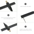 thumbnail image 2 of 5 Pieces Circle Engraving Compasses Easy to Use Compass Cutter 18.3X7.5cm Black, 2 of 8