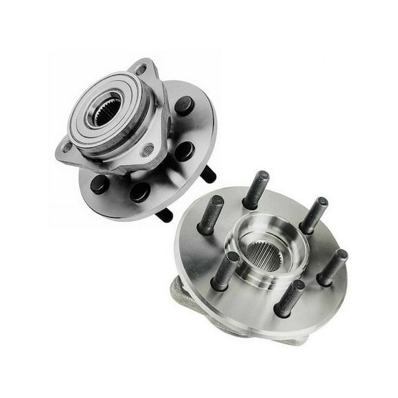 Front Wheel Bearing Hub Assembly - Set of 2 - Compatible with 1997 - 2004 Dodge Dakota 4WD 1998 1999 2000 2001 2002 2003