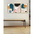 thumbnail image 6 of Drsoum Modern Abstract Natural Framed Wall Decor 16x24in3pcs Color Blocks Artwork Home Art for Living Room Hallway, 6 of 8