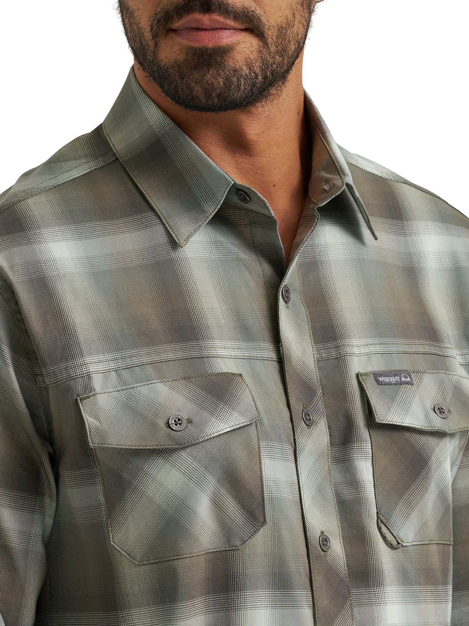Wrangler Mens Long Sleeve All Season Stretch