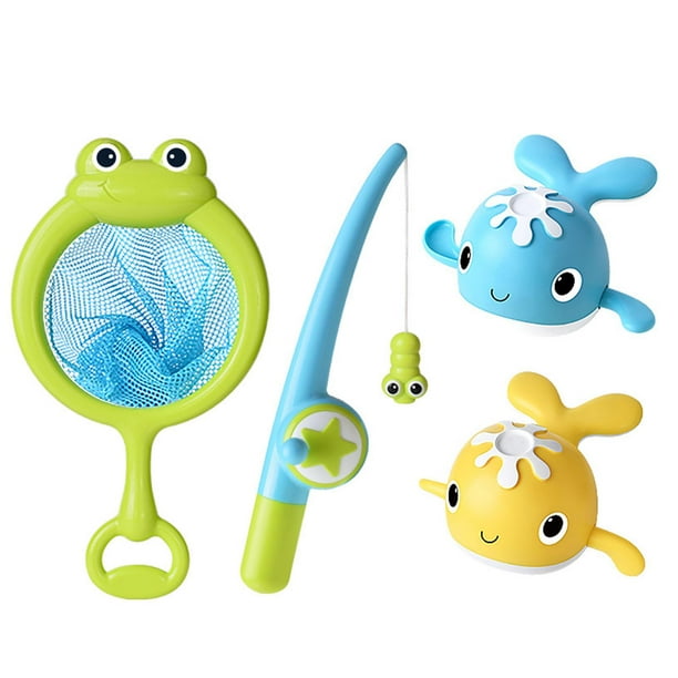 Juego De Juguetes De Pesca Para Niños Pequeños, Accesorios De Juego De Agua Para Padres E Hijos, Educación Temprana, Entrenamiento Cerebral, Juguetes De Relojería Abs, Baño Para Niños Y Niñas Minnieouse BA001160-02