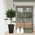 thumbnail image 2 of 50cm Artificial Cypress Topiary Tree, Outdoor Articial Cypress Tree With Spike, Indoor Realistic Faux Bushes Plants For Home Living Room Outside Front Porch Decor.(set Of 2), 2 of 7