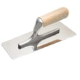 thumbnail image 3 of Polished Stainless Steel Venetian Plaster Trowel Set 3 PC Paint Plastering Finishing Hand Tools, 3 of 5