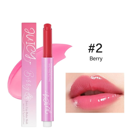 Moisturizing Lip Balm, Color Changing Lip Balm, Hydrating Glossy Lip Care, Travel-Friendly Compact Size Lip Balm for Soft Smooth Lips