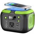 thumbnail image 1 of SinKeu Estación de energía portátil de 200 W, generador solar para acampar de 155 Wh, banco de energía de 42000 mAh con salida de CA 110 V, CC, USB QC3.0, linternas LED para el hogar al aire libre CPA, 1 of 5