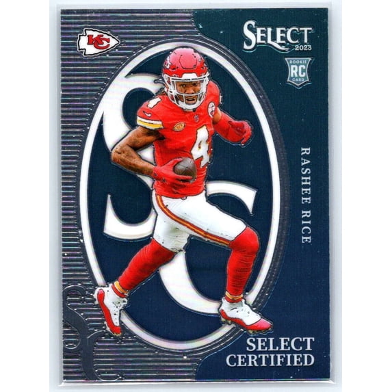2023 Panini Select Rashee Rice Kansas City Chiefs Select Certified Rookies #CRO-RRI Football Card