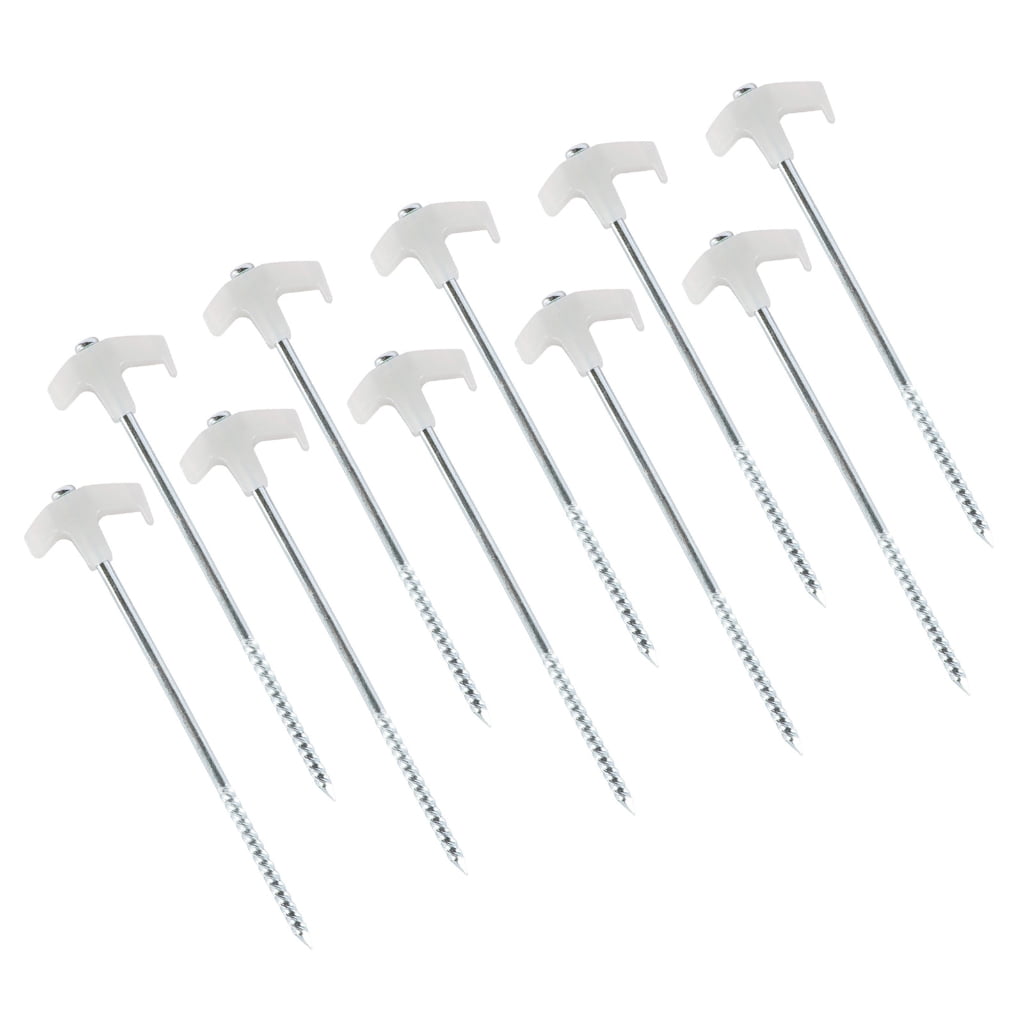 4/8/10Pcs Screw Canopies Stakes Ground Peg Florescent Long Screw Thread Tent Stakes Campings Peg for Fixings Campings Te