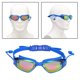 thumbnail image 3 of Gafas de natación, gafas de natación con espejo, protección , herméticas, antivaho, correa ajustable, gafas cómodas para , adultos, hombres, profundo, 3 of 7