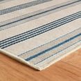 thumbnail image 5 of Dash & Albert Nimes Ticking Machine Washable Rug, 8' x 10', Neutral, 5 of 7