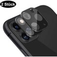 thumbnail image 2 of 2 Pcs Camera Protective Glass With Iphone 11 Pro Black Anti-scratch, 2 of 4