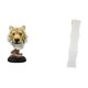 thumbnail image 1 of Figura de cabeza de tigre con pantalla de papel para lámpara de pie. Decoración acogedora para sala de estar. Lámpara de pie con pantalla para mesa de, 1 of 8