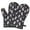 Black Fairy Star, variant on Cute Oven Mitts,Dark Blue Ballerina Swan Pattern Oven Mitt 2-Pack Set,Kitchen Gloves for Oven,Heat Resistant Oven Mitts 7.7"x12"