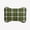 Green, variant on Simply Daisy Plaid Bone Shape Pet Feeding Mat for Dogs