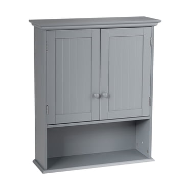 Modern Long Bathroom Wall Mounted Cabinet, White - Walmart.com