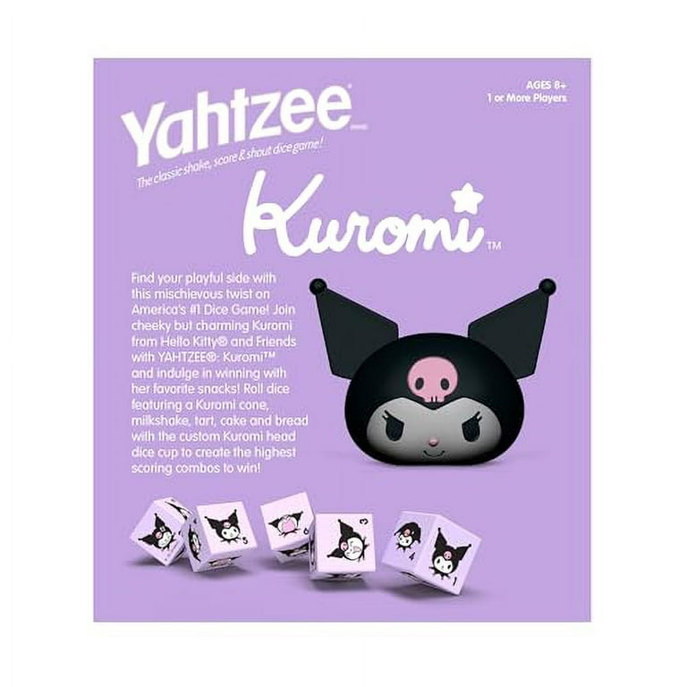 USAopoly YAHTZEE Kuromi Head Dice Cup Collectible - Walmart.com