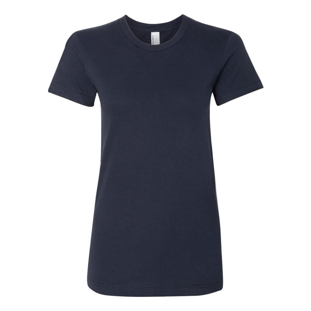 T-shirt en Jersey Fin pour Femmes, TG, Marine