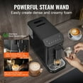 thumbnail image 4 of Automatic Espresso Machine 20 Bar with Built-in Grinder, 15 Grinding Levels, Milk Frother Steam Wand, Touch Screen, Self-Cleaning Coffee Maker for Home, Office, and Barista-Quality Espresso, 4 of 10