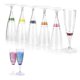 thumbnail image 1 of 6 Pcs Led Wine Champagne Flute Glasses Water Liquid Activated Flashing Light-up Cups-Good, 1 of 4