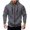 Dark Gray, variant on Zip Up Hoodie Men 2026 Fall Winter Long Sleeve Full Zipper Hooded Sweatshirt with Pockets Cardigan Jacket Outerwear