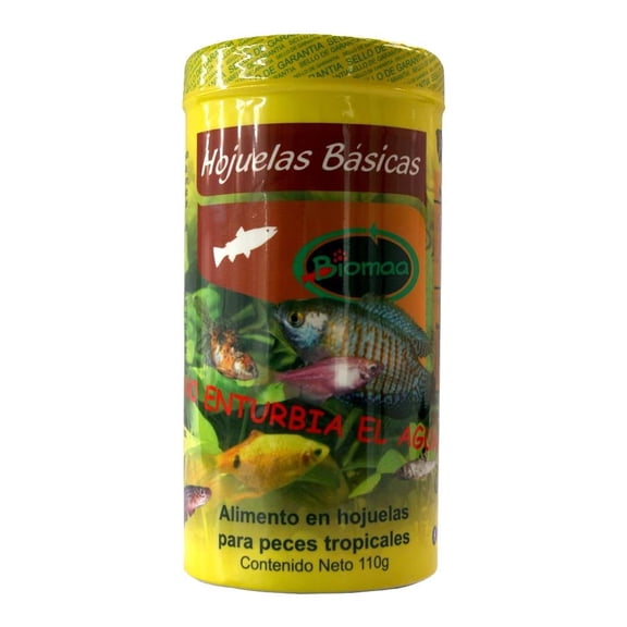 Alimento para Peces Biomaa Tropical Hojuelas Básicas 110 g