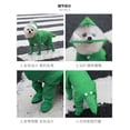 thumbnail image 3 of Nvzi Conjunto de impermeable y botas de lluvia para perros, impermeable con botas de lluvia para perros pequeños y medianos, verde, M, 3 of 4
