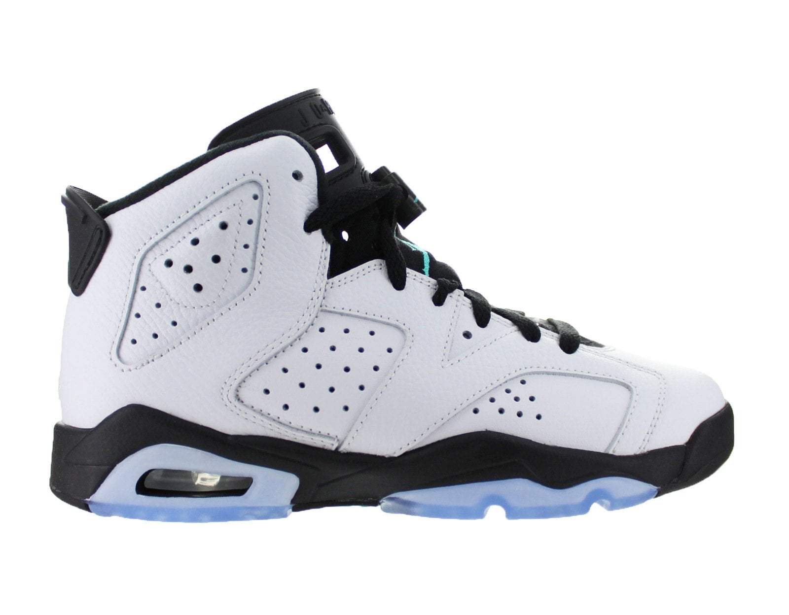 jordan retro 6 white and black