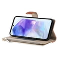 thumbnail image 2 of Funda cartera GANGXUN para Samsung Galaxy A55 , cuero PU con tarjetero, cremallera, correa de mano, soporte y protección 476°, 2 of 6